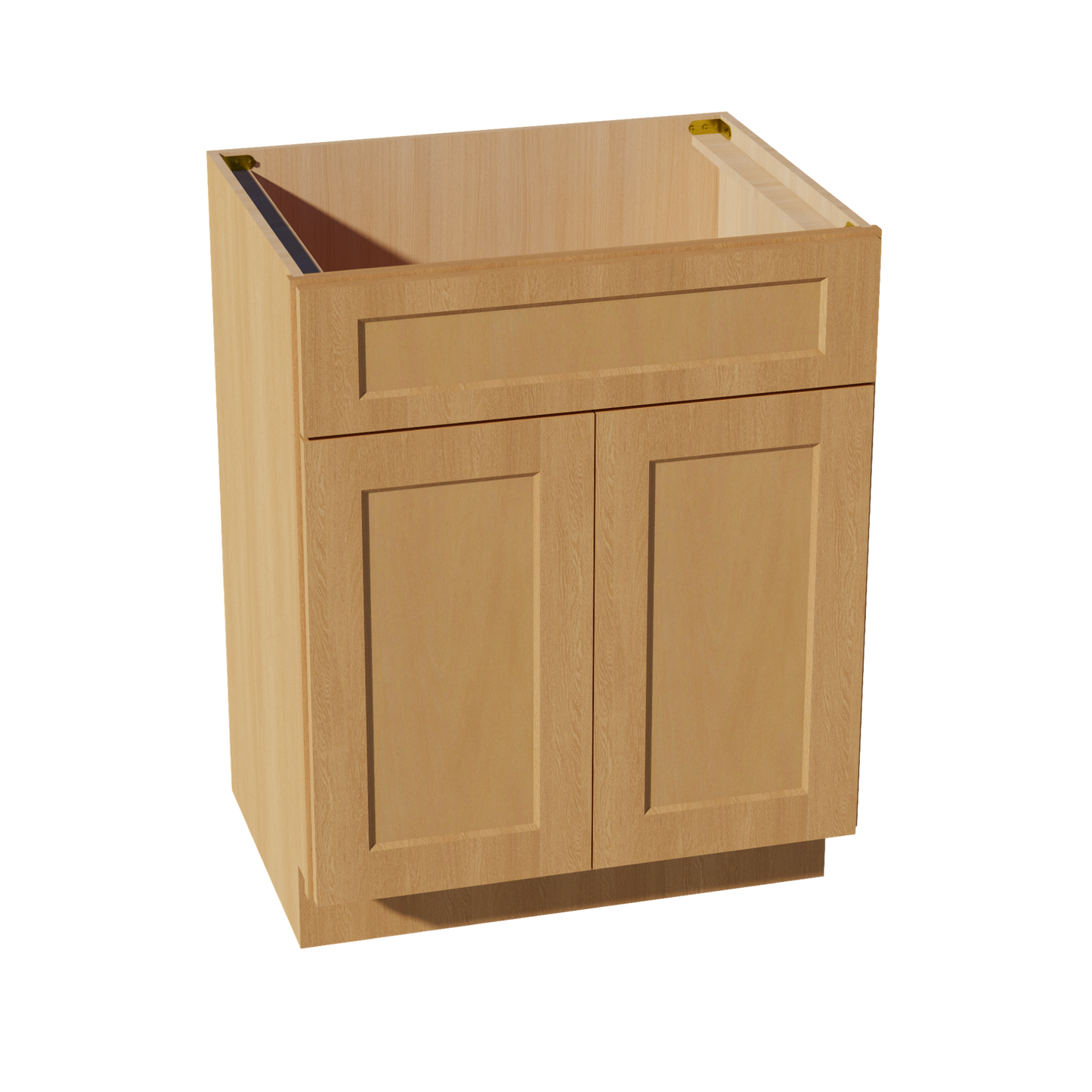 HT-VSB2721: Timber Wood Shaker 27"W x 34-1/2"H x 21"D 2 Doors & 1 False Drawer Vanity Sink Base Cabinets