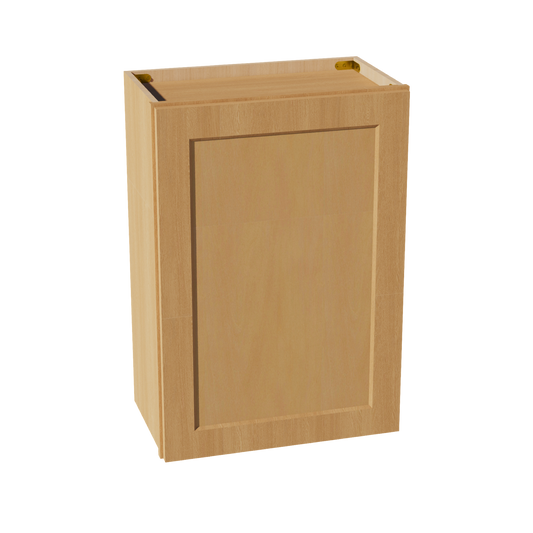 HT-W2130: Timber Wood Shaker 21"W x 30"H 1 Door & 2 Shelves Standard Wall Cabinet