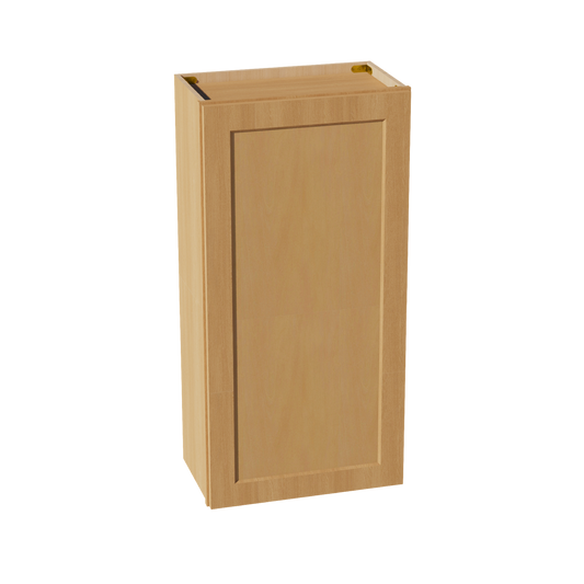 HT-W2142: Timber Wood Shaker 21"W x 42"H 1 Door & 3 Shelves Standard Wall Cabinet