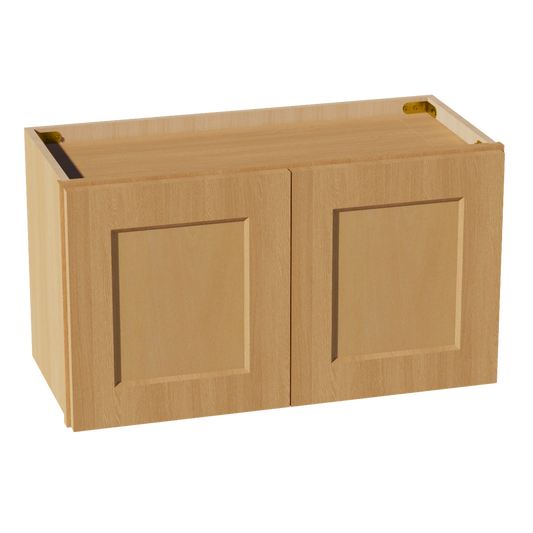 HT-W2715: Timber Wood Shaker 27"W x 15"H 2 Doors Standard Wall Bridge Cabinet