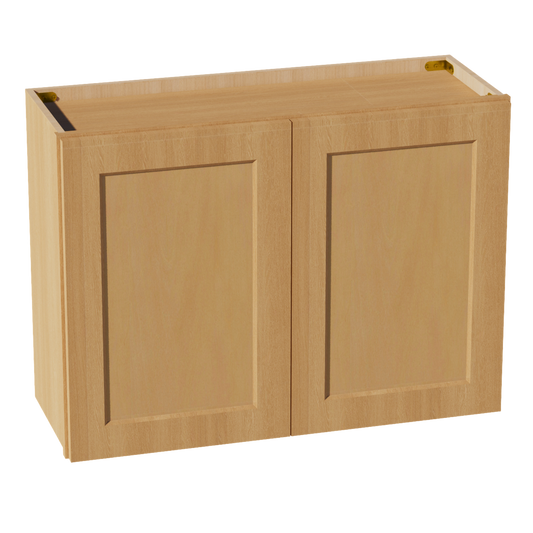 HT-W3324: Timber Wood Shaker 33"W x 24"H 2 Doors Standard Wall Bridge Cabinet