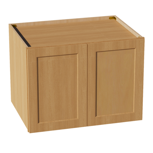 HT-W332424: Timber Wood Shaker 33"W x 24"H x 24"D 2 Doors & 1 Shelf Standard Bridge Wall Cabinet
