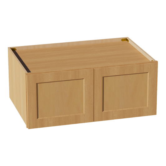 HT-W361524: Timber Wood Shaker 36"W x 15"H x 24"D 2 Doors Standard Bridge Wall Cabinet