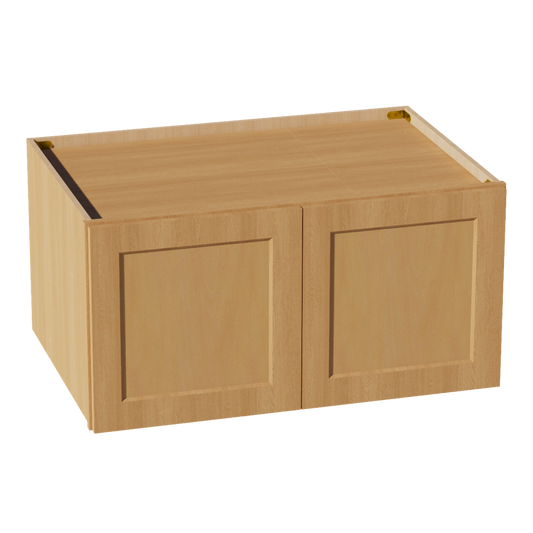 HT-W361824: Timber Wood Shaker 36"W x 18"H x 24"D 2 Doors Standard Bridge Wall Cabinet