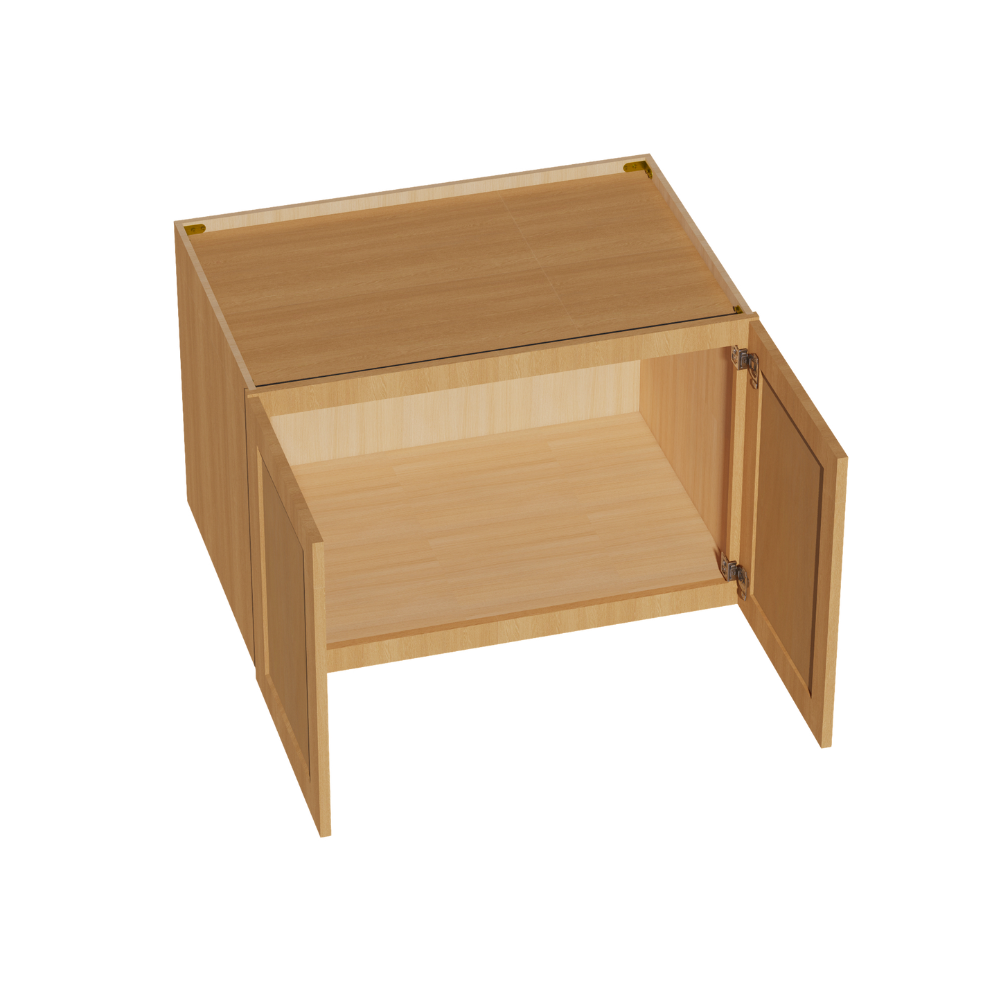 HT-W362424: Timber Wood Shaker 36"W x 24"H x 24"D 2 Doors & 1 Shelf Standard Bridge Wall Cabinet