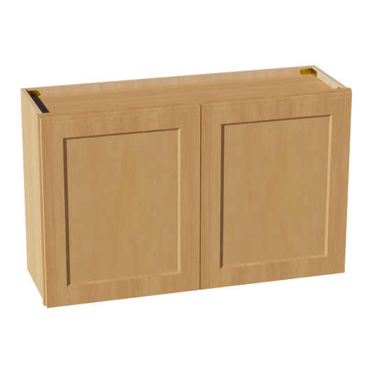 HT-W3924: Timber Wood Shaker 39"W x 24"H 2 Doors Standard Wall Bridge Cabinet