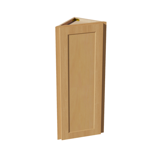 HT-WAE1242: Timber Wood Shaker 12"W x 42"H x 12"D 1 Door & 3 Shelves Wall Angle End Cabinet