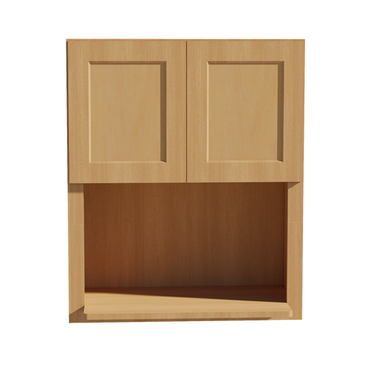 HT-WM3036: Timber Wood Shaker 30"W x 36"H 2 Doors Wall Built-in Microwave Cabinets