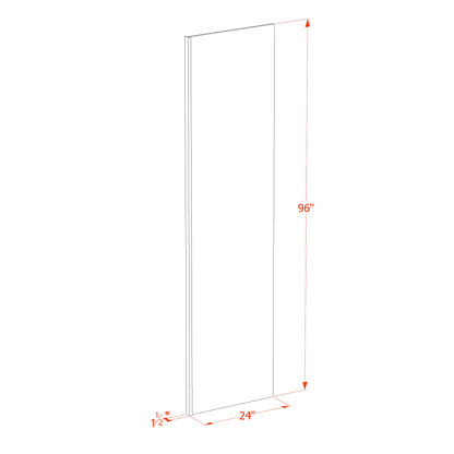 HT-REP2496: Timber Wood Shaker 24"W x 96"H x 1-1/2"D Refigerator Return Panel