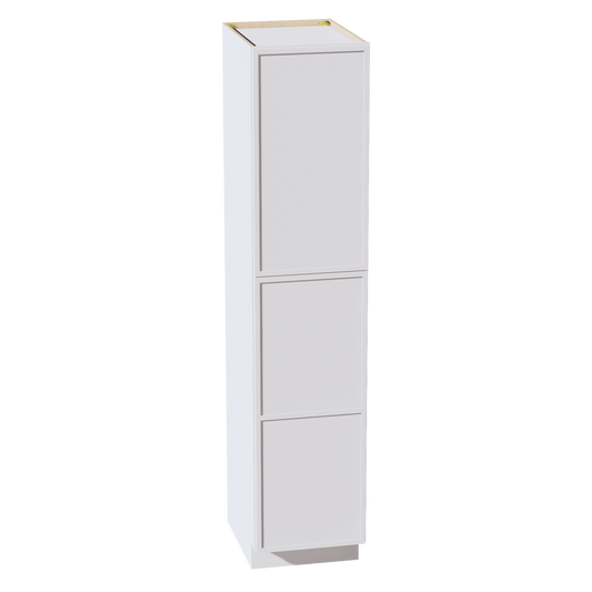 SF-TP1884: Frost White Slim Shaker 18"W x 84"H x 24"D 2 Doors & 5 Shelves Tall Shelf Pantry Cabinets