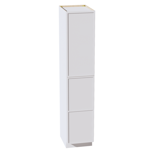 SF-TP1890: Frost White Slim Shaker 18"W x 90"H x 24"D 2 Doors & 5 Shelves Tall Shelf Pantry Cabinets