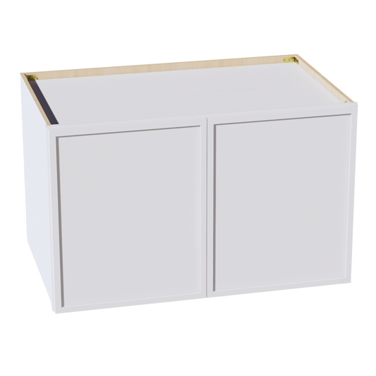 SF-W392424: Frost White Slim Shaker 39"W x 24"H x 24"D 2 Doors & 1 Shelf Standard Bridge Wall Cabinet