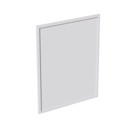 SF-WP-BASE: Frost White Slim Shaker 23-1/2"W x 29-1/2"H x 3/4"D Wainscot Panel Base