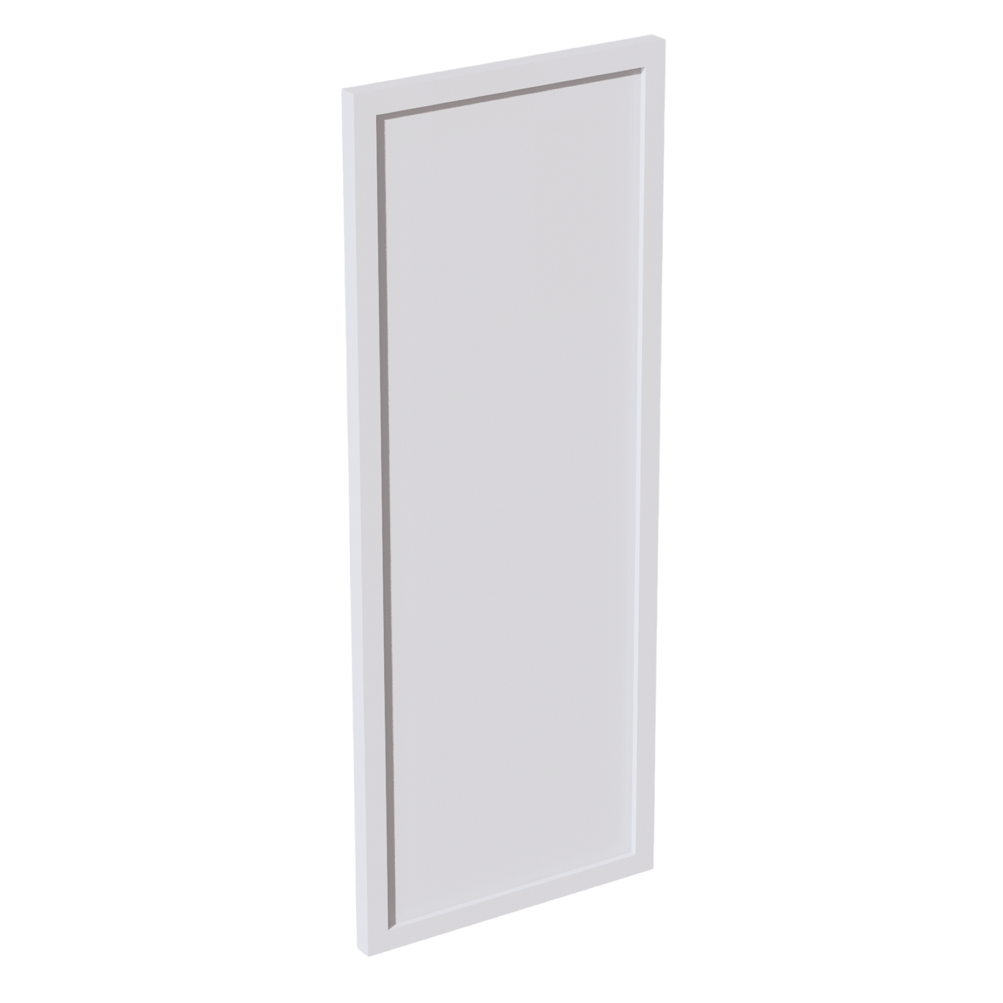 SF-WP-W30: Frost White Slim Shaker 30" - 11-1/2"W x 29-1/2"H x 3/4"D Wainscot Panel Wall