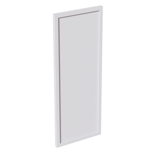 SF-WP-W30: Frost White Slim Shaker 30" - 11-1/2"W x 29-1/2"H x 3/4"D Wainscot Panel Wall