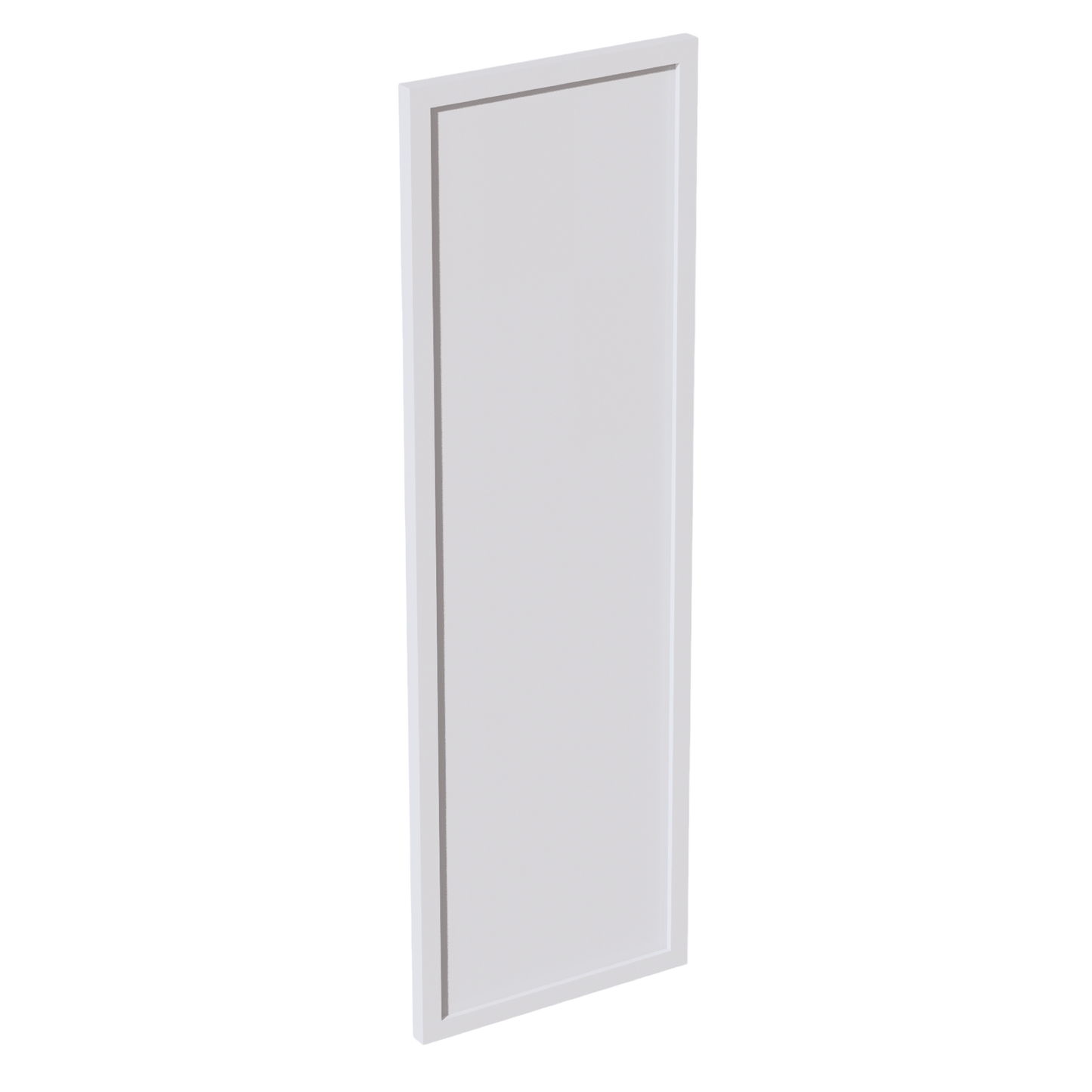 SF-WP-W36: Frost White Slim Shaker 36" - 11-1/2"W x 35-1/2"H x 3/4"D Wainscot Panel Wall