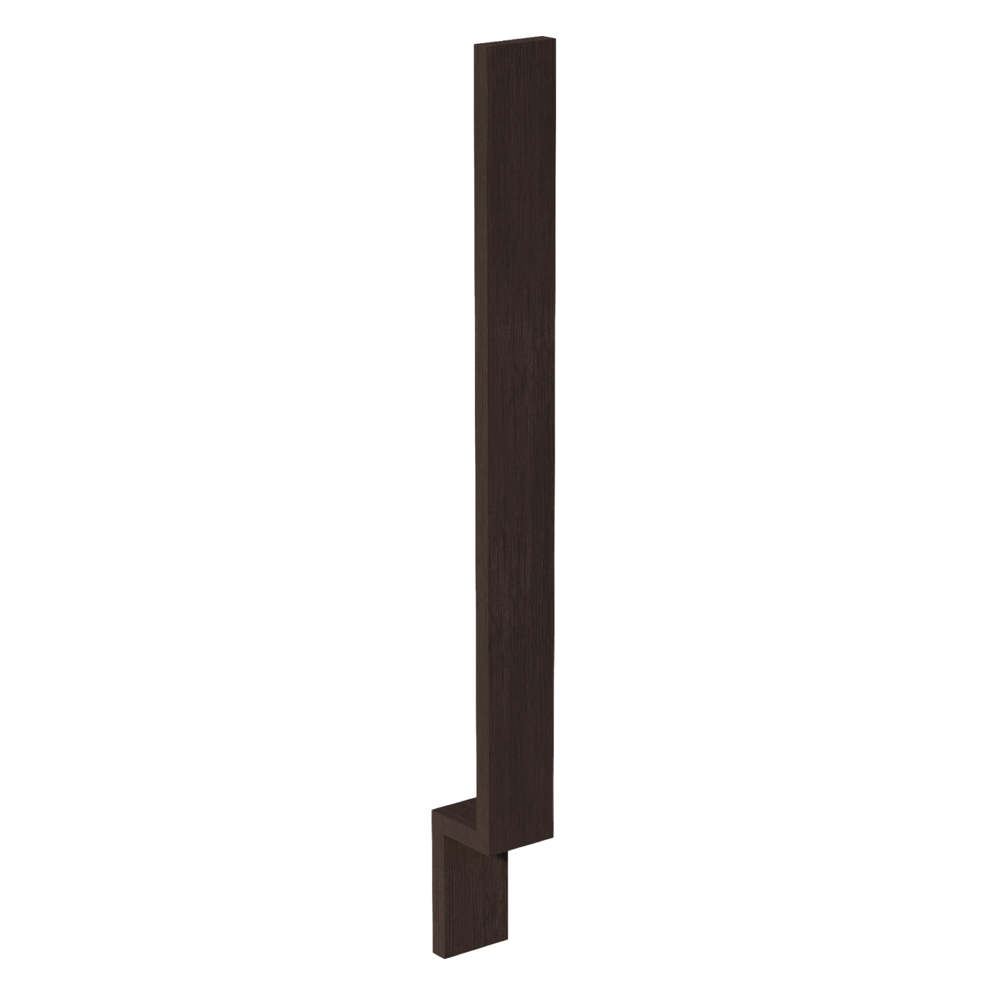 SM-BF3: Mocha Brown Slim Shaker 3"W Base Cabinet Filler