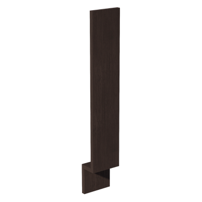 SM-BF6: Mocha Brown Slim Shaker 6"W Base Cabinet Filler