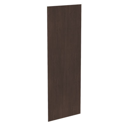 SM-BP3496-1/4: Mocha Brown Slim Shaker 34-1/2"W x 96"H x 1/4"D Base End Skin Panel