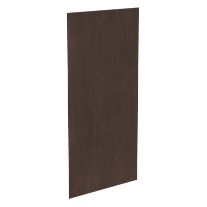 SM-BP48x96-1/4: Mocha Brown Slim Shaker 48"W x 96"H x 1/4"D Base End Skin Panel