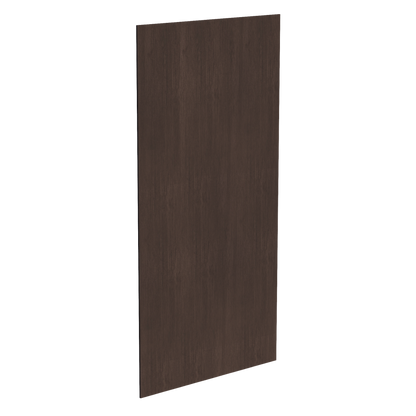 SM-BP48x96-1/2: Mocha Brown Slim Shaker 48"W x 96"H x 1/2"D Base End Skin Panel