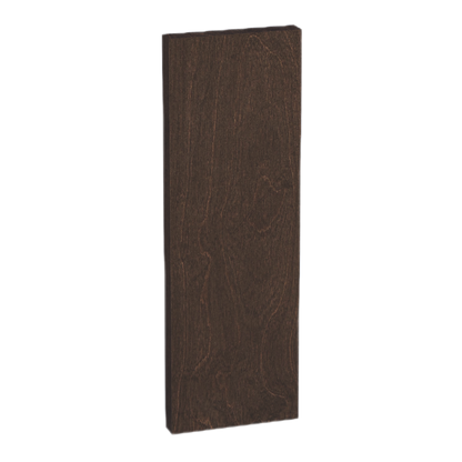 SM-FLS36: Mocha Brown Slim Shaker 36"W x 2"H x 12"D Flat Shelf