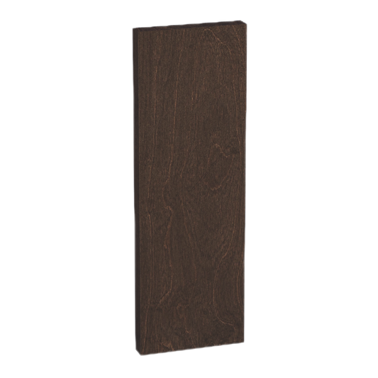 SM-FLS36: Mocha Brown Slim Shaker 36"W x 2"H x 12"D Flat Shelf