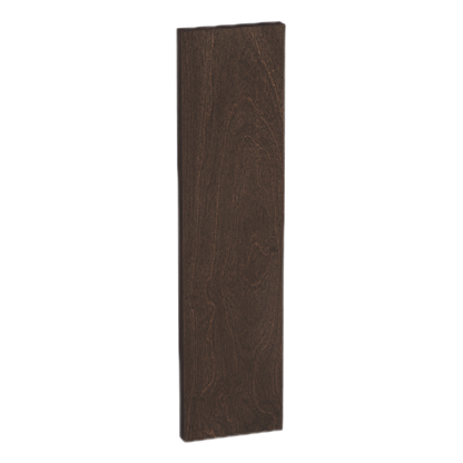 SM-FLS48: Mocha Brown Slim Shaker 48"W x 2"H x 12"D Flat Shelf