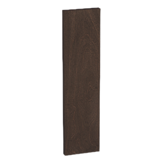 SM-FLS48: Mocha Brown Slim Shaker 48"W x 2"H x 12"D Flat Shelf