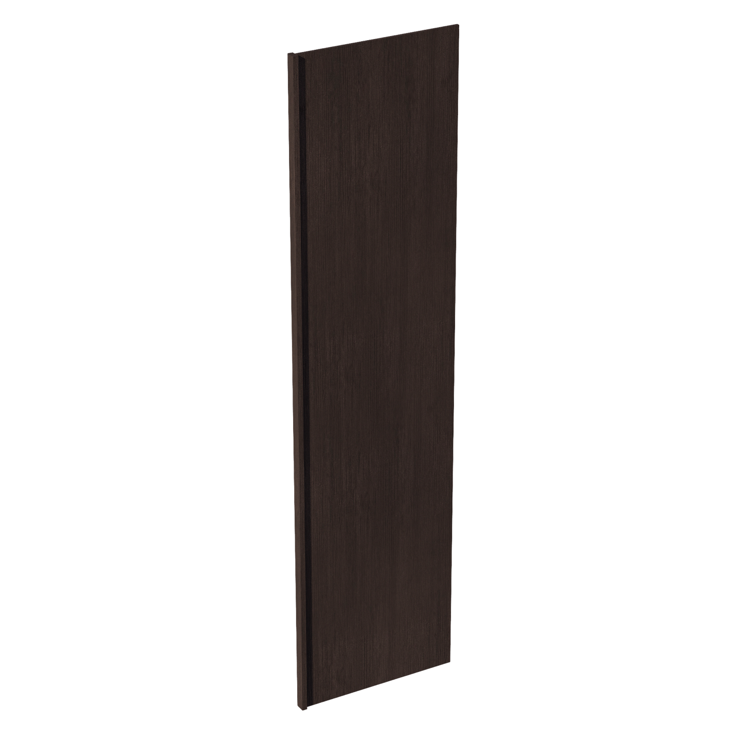 SM-REP2496: Mocha Brown Slim Shaker 24"W x 96"H x 1-1/2"D Refigerator Return Panel