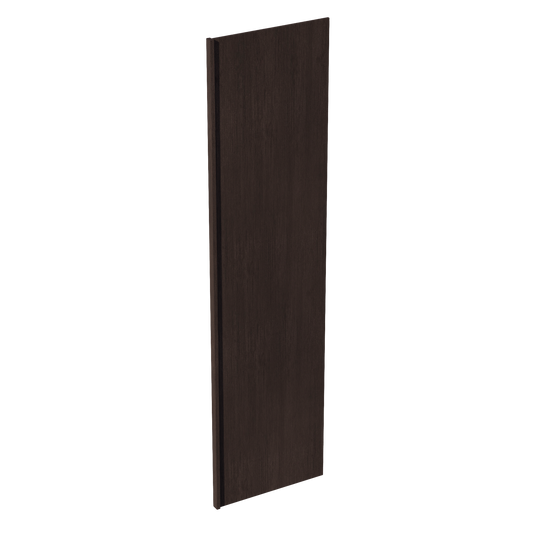 SM-REP2496: Mocha Brown Slim Shaker 24"W x 96"H x 1-1/2"D Refigerator Return Panel