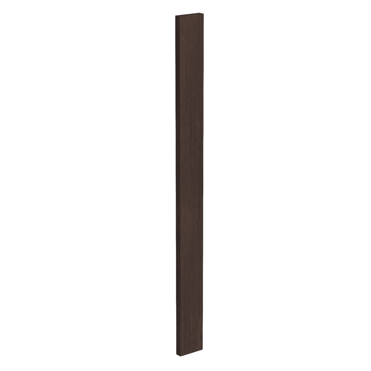 SM-WF336: Mocha Brown Slim Shaker 03"W x 36"H Wall Cabinet Filler