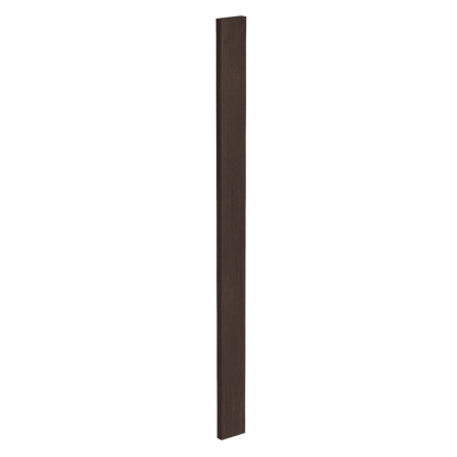 SM-WF342: Mocha Brown Slim Shaker 03"W x 42"H Wall Cabinet Filler