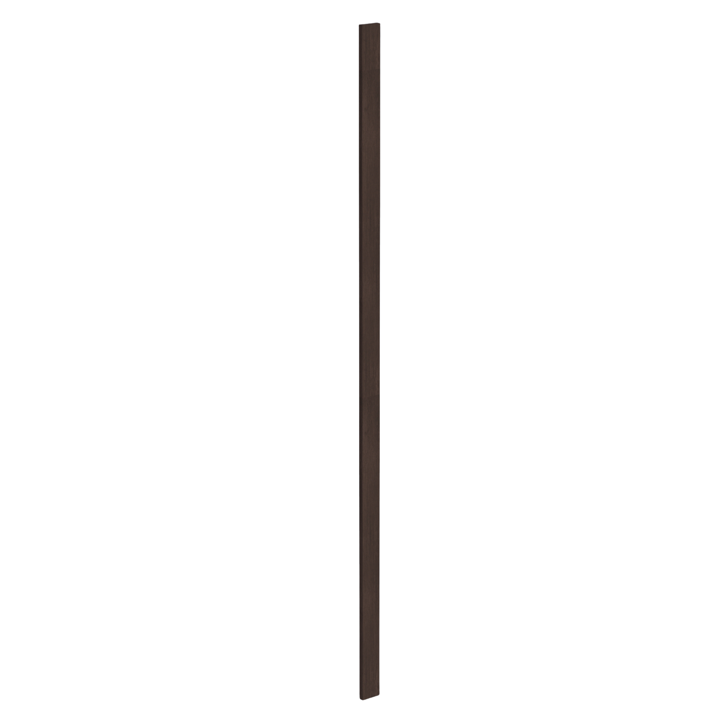 SM-WF396: Mocha Brown Slim Shaker 03"W x 96"H Wall Cabinet Filler