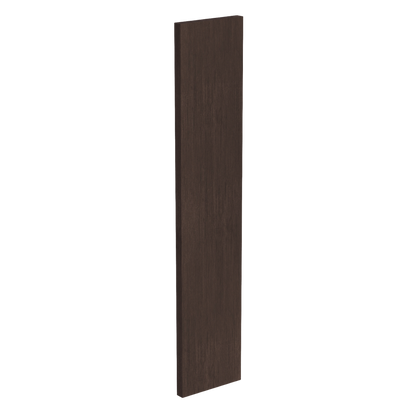 SM-WF630: Mocha Brown Slim Shaker 06"W x 30"H Wall Cabinet Filler