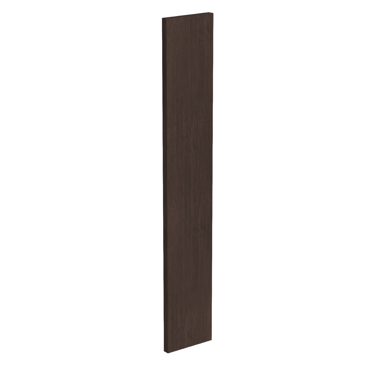 SM-WF636: Mocha Brown Slim Shaker 06"W x 36"H Wall Cabinet Filler