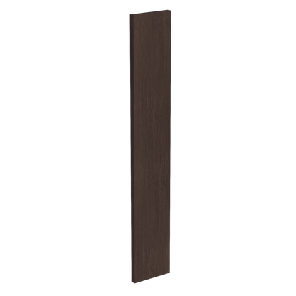 SM-WF636: Mocha Brown Slim Shaker 06"W x 36"H Wall Cabinet Filler