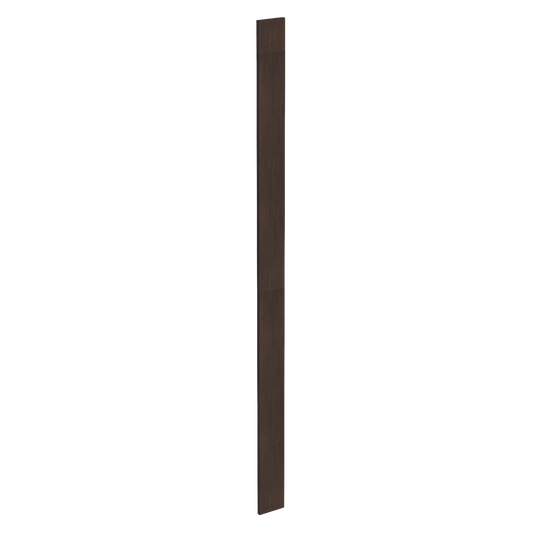 SM-WF696: Mocha Brown Slim Shaker 06"W x 96"H Wall Cabinet Filler