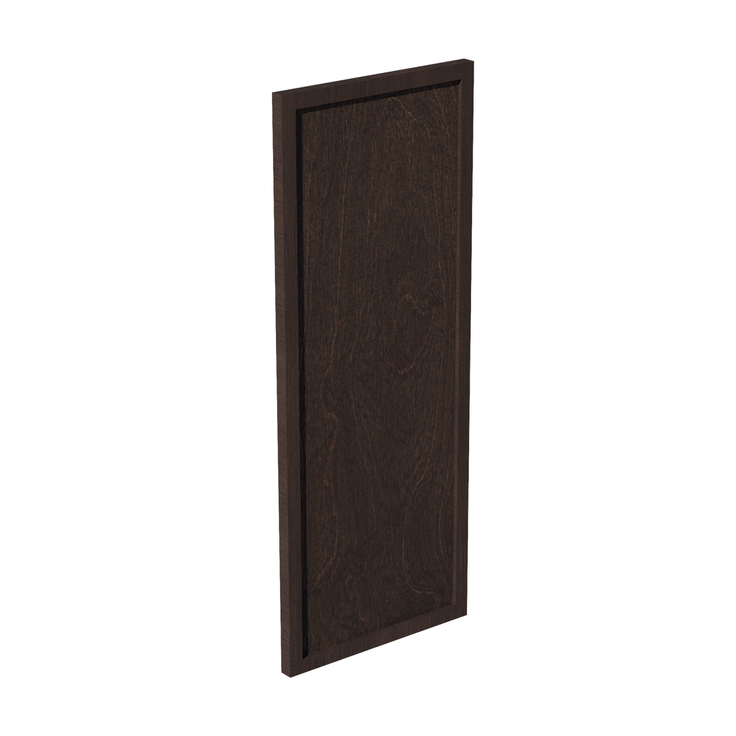 SM-WP-W30: Mocha Brown Slim Shaker 30" - 11-1/2"W x 29-1/2"H x 3/4"D Wainscot Panel Wall