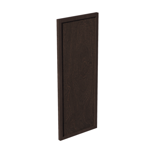 SM-WP-W30: Mocha Brown Slim Shaker 30" - 11-1/2"W x 29-1/2"H x 3/4"D Wainscot Panel Wall