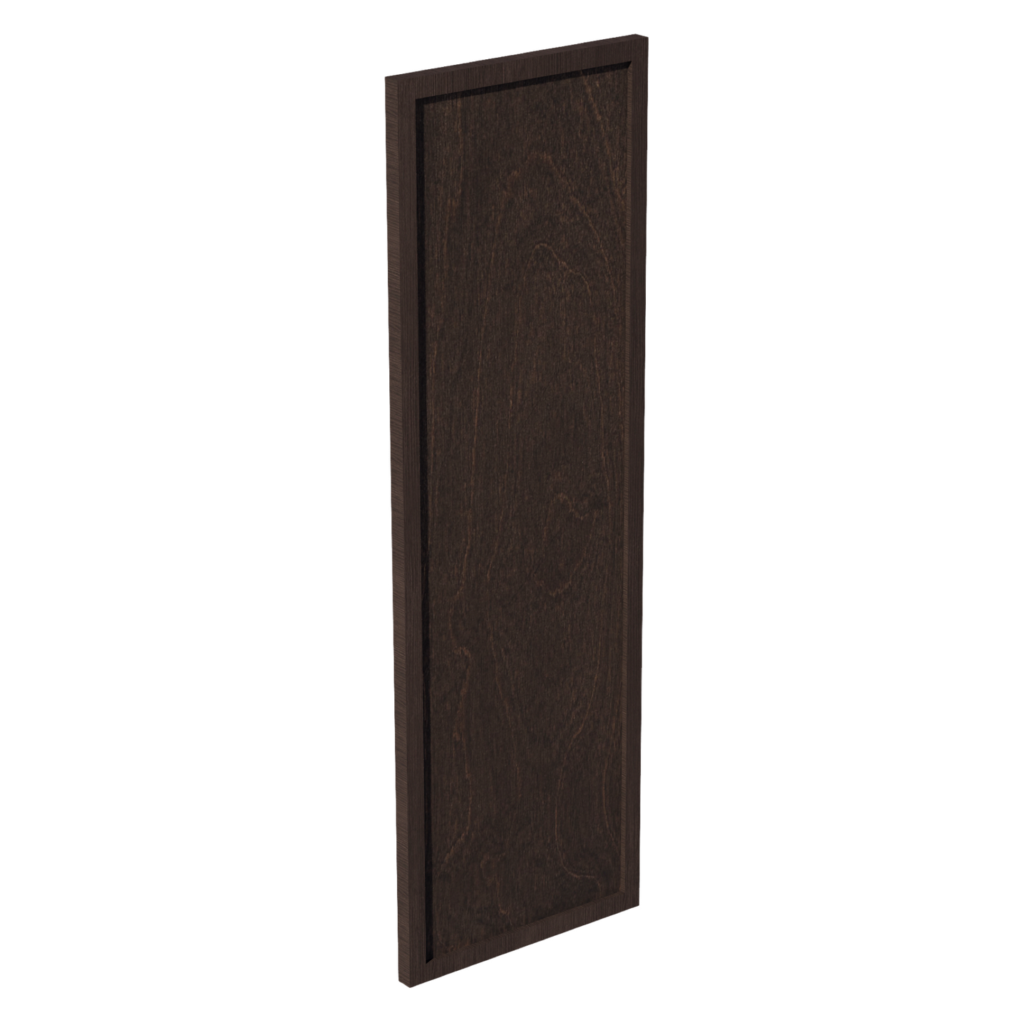 SM-WP-W36: Mocha Brown Slim Shaker 36" - 11-1/2"W x 35-1/2"H x 3/4"D Wainscot Panel Wall