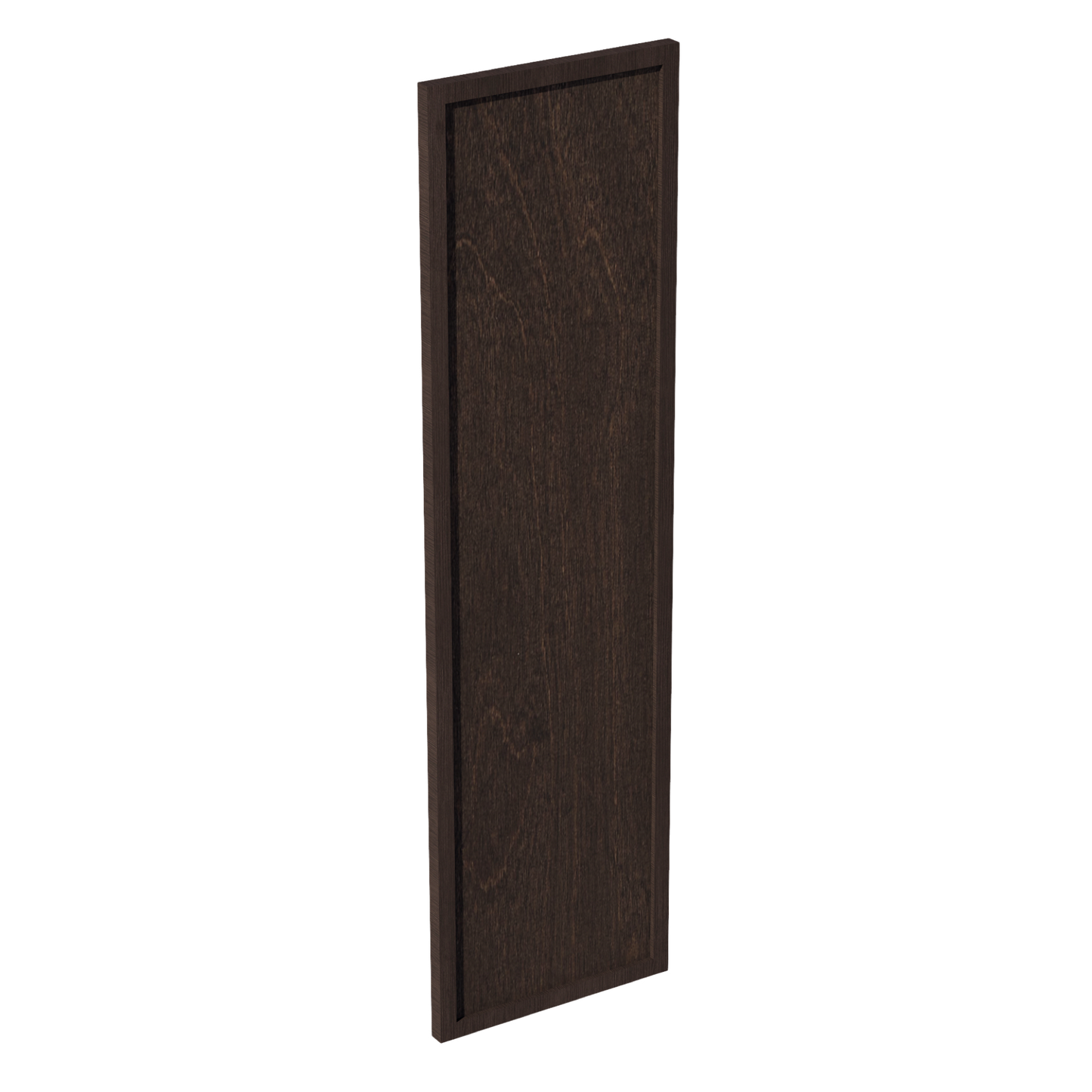 SM-WP-W42: Mocha Brown Slim Shaker 42" - 11-1/2"W x 41-1/2"H x 3/4"D Wainscot Panel Wall