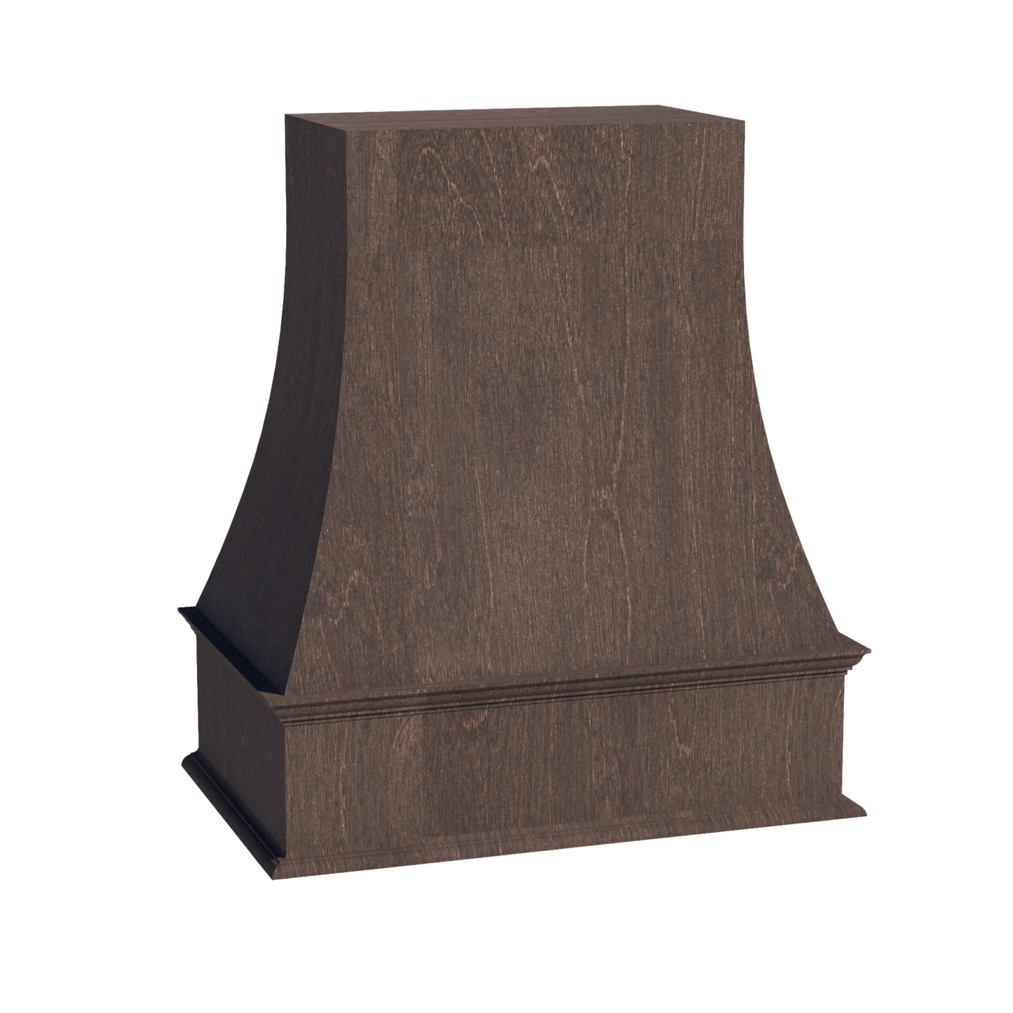 SM-WRH3036: Mocha Brown Slim Shaker 30"W x 36"H Wood Wall Mounted Range Hoods