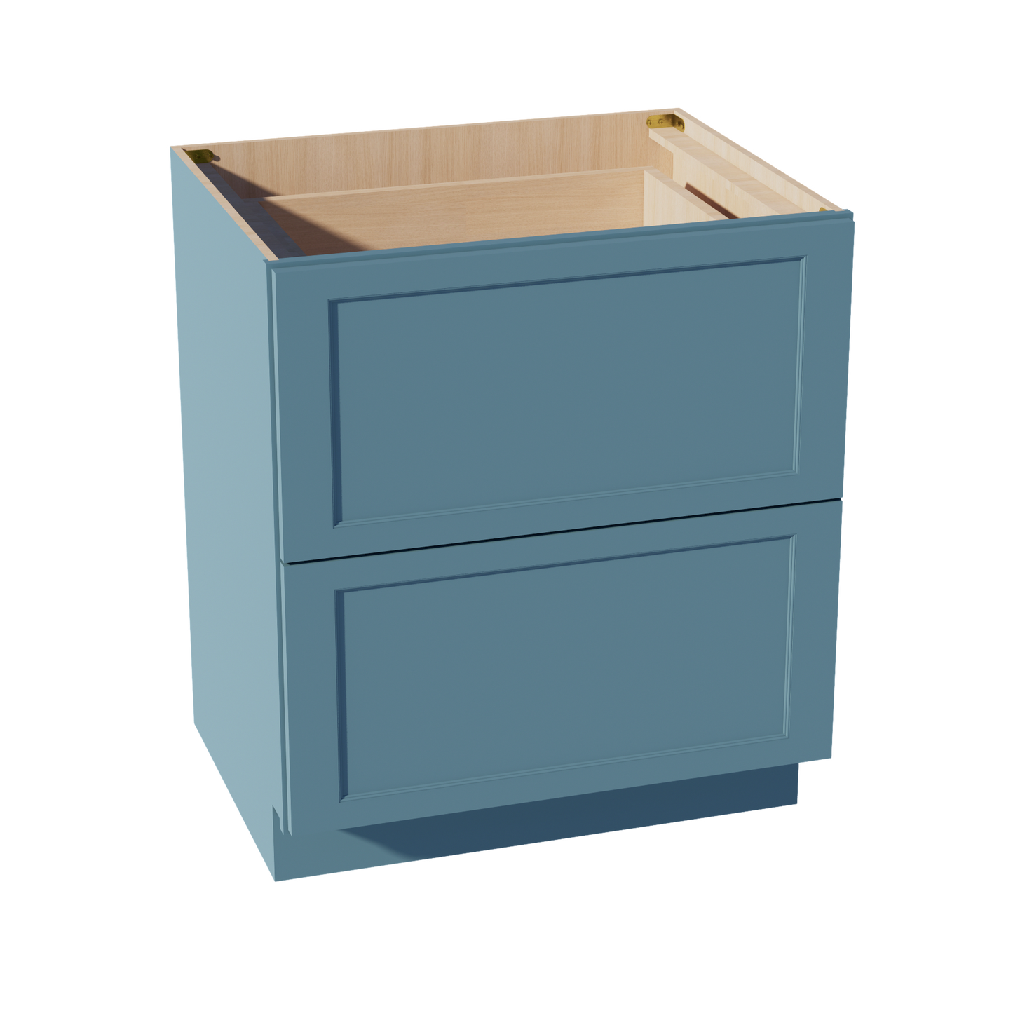 TG-DB30-2: Soft Green Shaker 30" 2 Drawers Base Cabinet