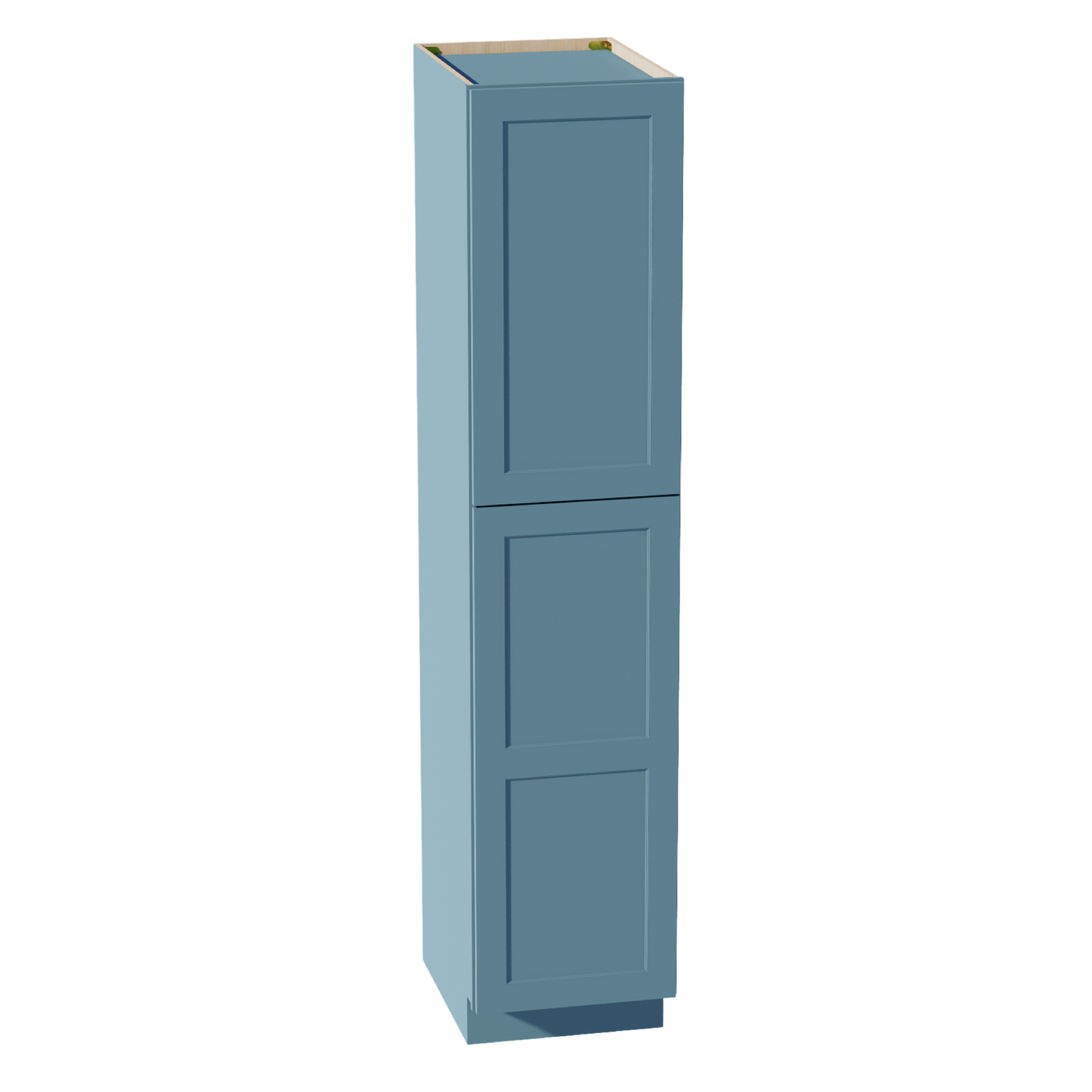 TG-TP1884: Soft Green Shaker 18"W x 84"H x 24"D 2 Doors & 5 Shelves Tall Shelf Pantry Cabinets