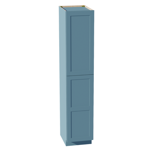 TG-TP1890: Soft Green Shaker 18"W x 90"H x 24"D 2 Doors & 5 Shelves Tall Shelf Pantry Cabinets