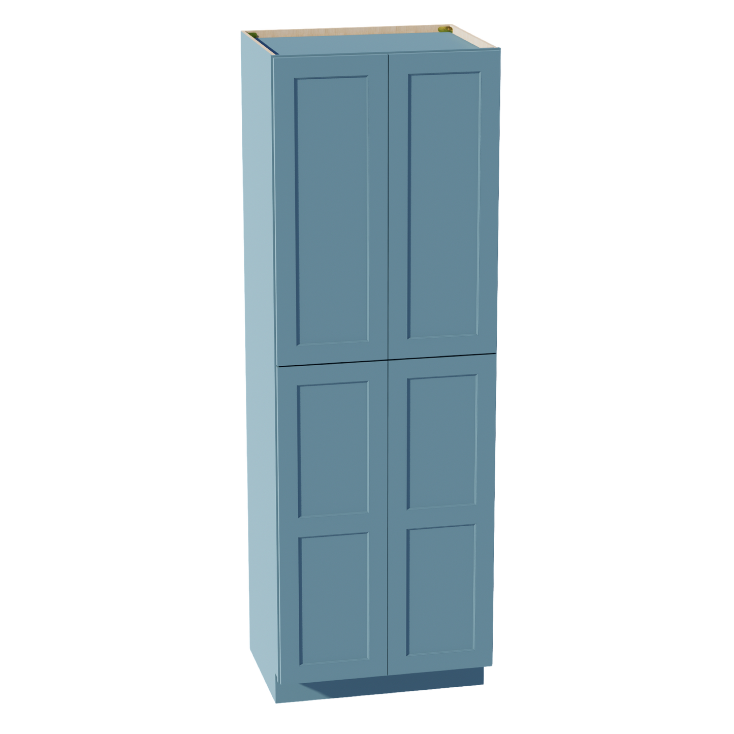 TG-TP2484: Soft Green Shaker 24"W x 84"H x 24"D 5 Door & 5 Shelves Tall Shelf Pantry Cabinets