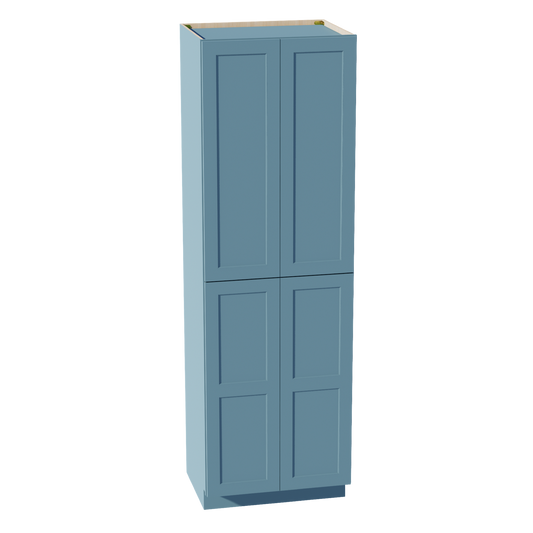 TG-TP3096: Soft Green Shaker 30"W x 96"H x 24"D 2 Doors & 6 Shelves Tall Shelf Pantry Cabinets