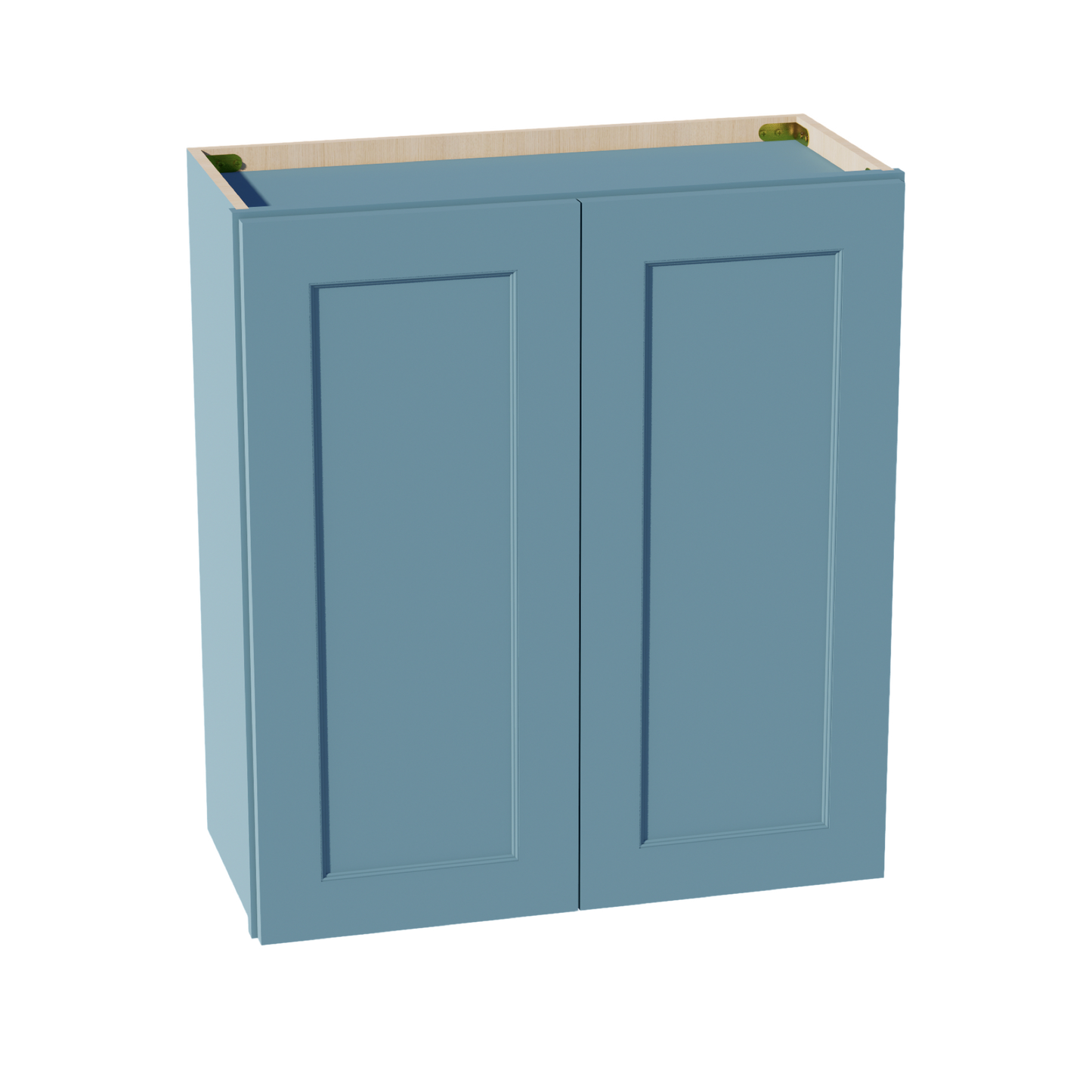 TG-W2730: Soft Green Shaker 27"W x 30"H 2 Doors & 2 Shelves Standard Wall Cabinet