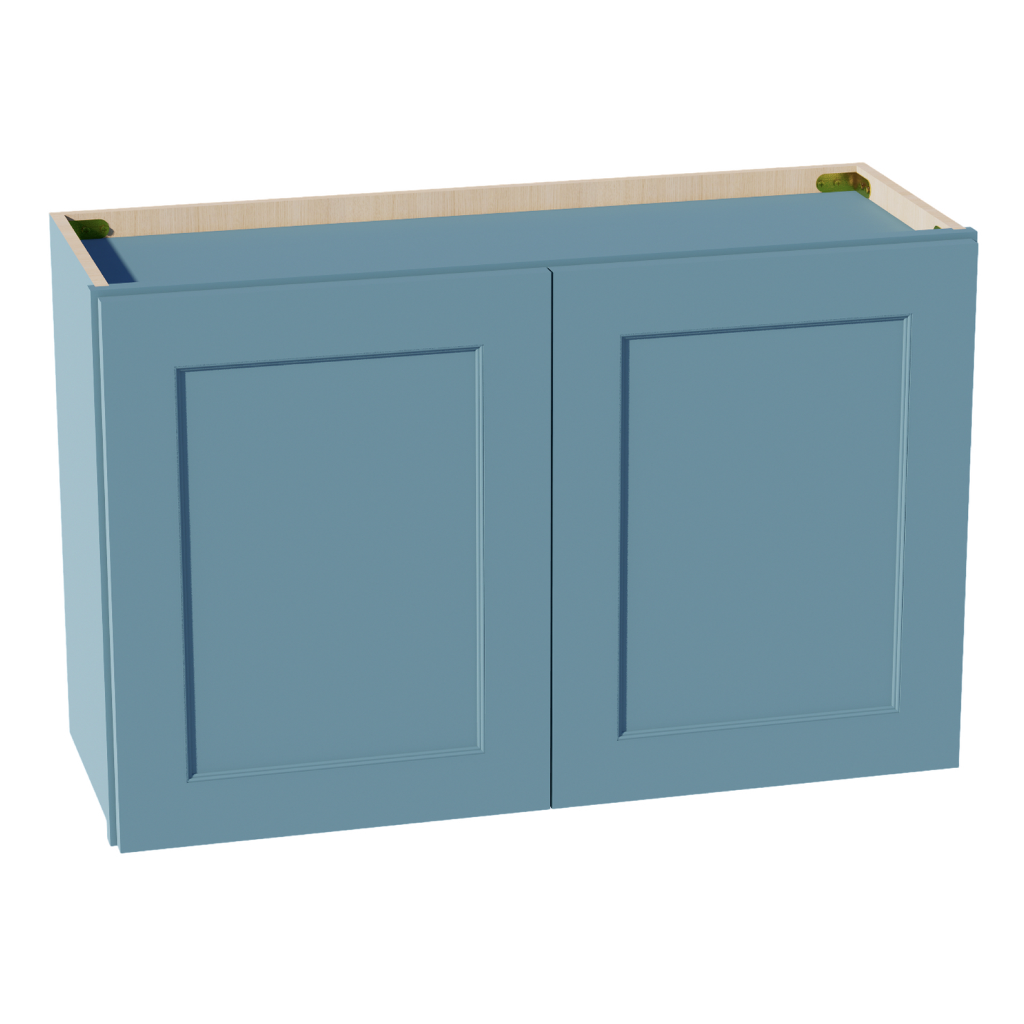 TG-W3321: Soft Green Shaker 33"W x 21"H 2 Doors Standard Wall Bridge Cabinet